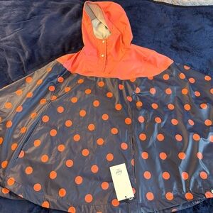 Herschel Supply Company Kids' Cape in Coral and Dark Blue